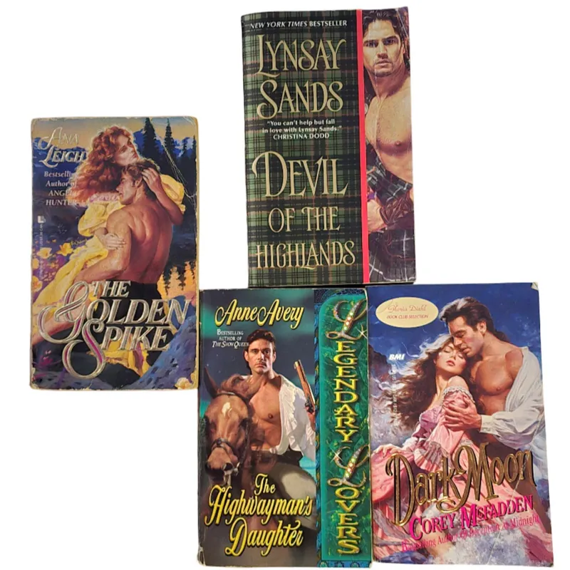 Shirtless Historical Romance 4-pack (Bundle 2)