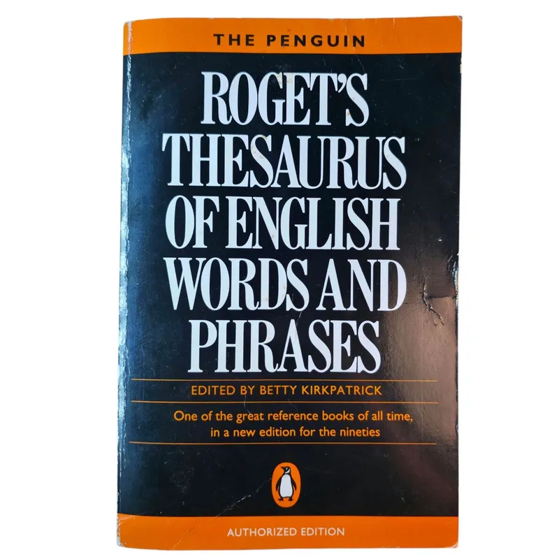 Roget's Thesaurus of English Words and Phrases