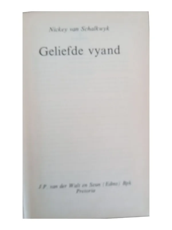 Geliefde Vyand